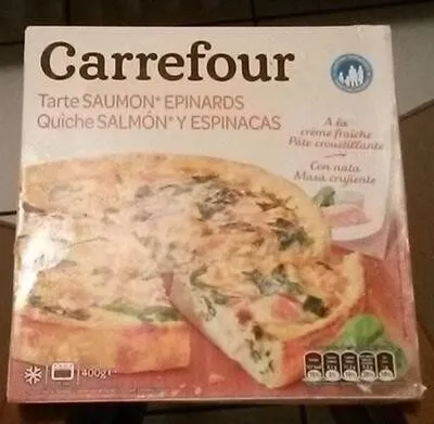 Tarte saumon épinards