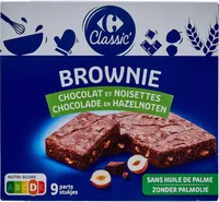 Brownie chocolat et noisettes