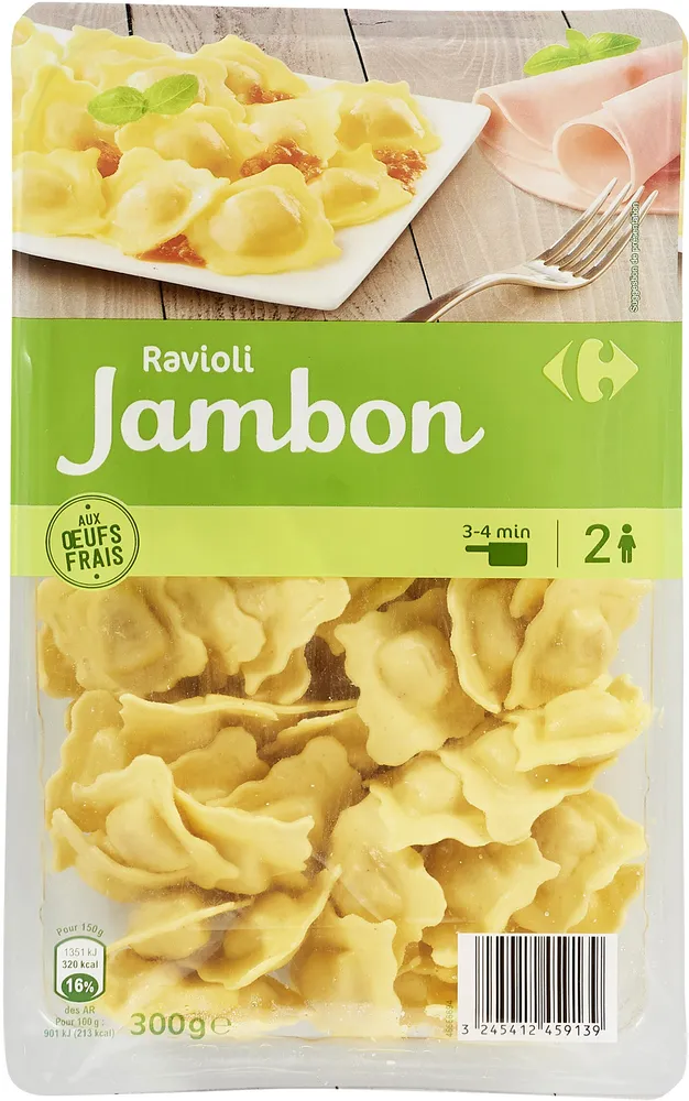 Ravioli jambon