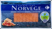 Saumon fumé élevé en Norvège