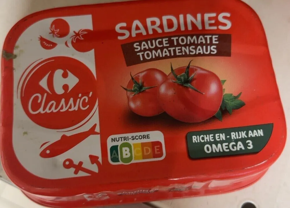 Sardines sauce tomate