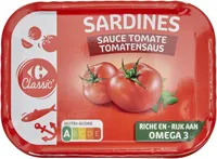 Sardines sauce tomate