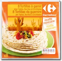 8 Tortillas au blé