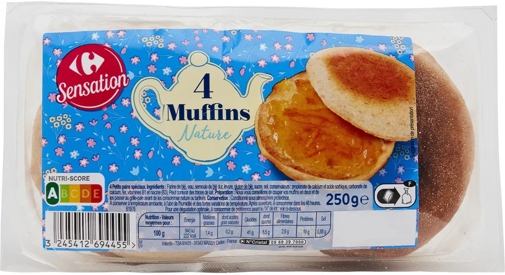 4 Muffins Nature