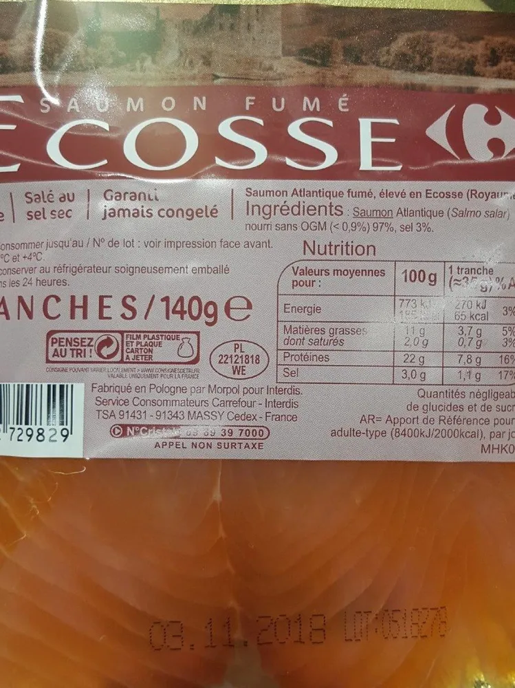 Saumon ecosse