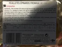 Feuilletés EPINARD ET CHEVRE