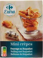 Mini crêpes Fourrage au Roquefort