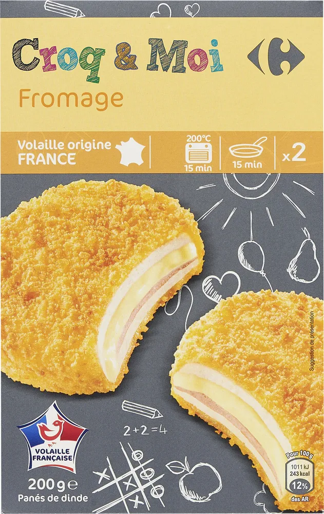 Croq & Moi, Fromage (x 2)
