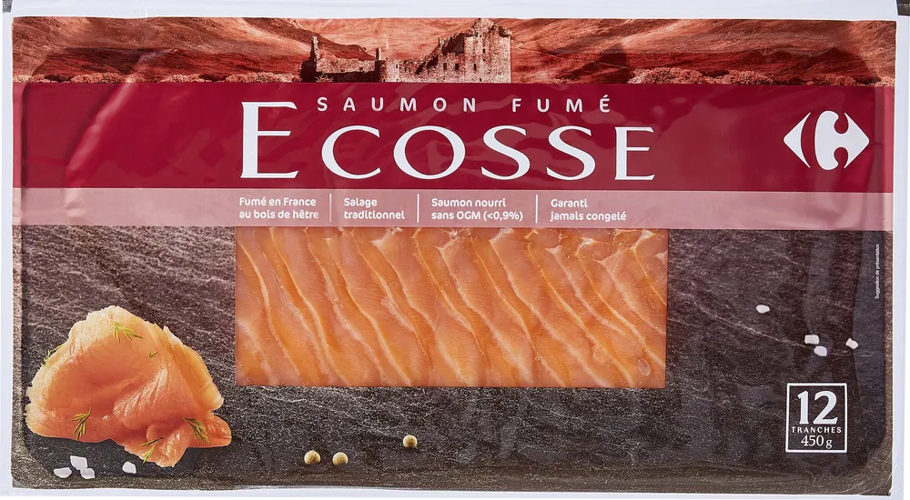 Saumon fumé Élevé en ÉCOSSE