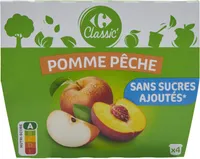 Pomme Pêche Sans sucres ajoutés*