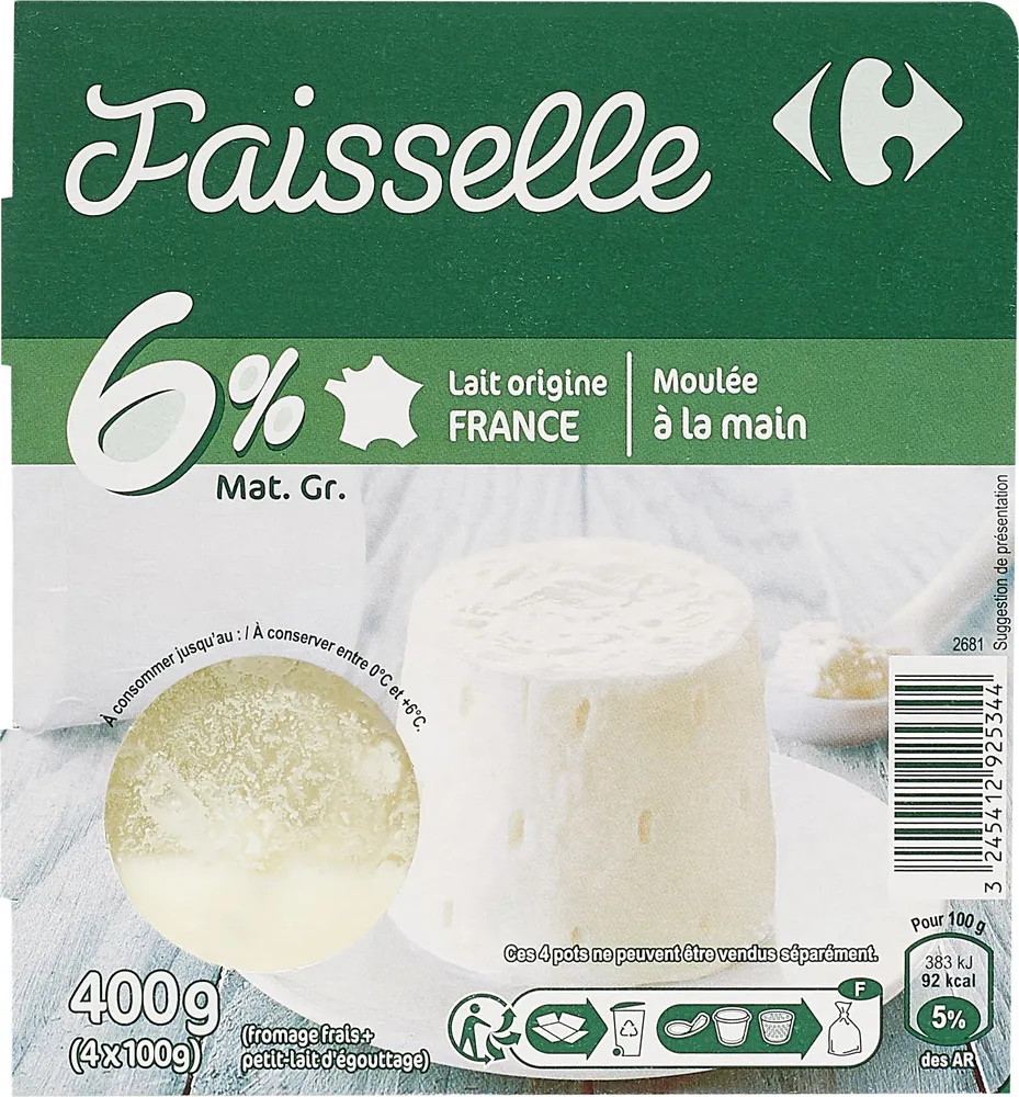 Faisselle Moulée à la main