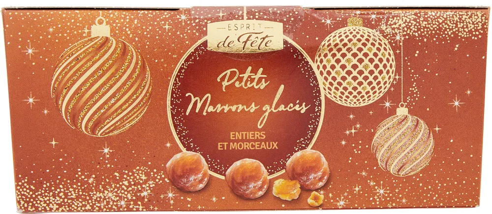 Esprit de Fête Petits Marrons glacés ENTIERS ET MORCEAUX