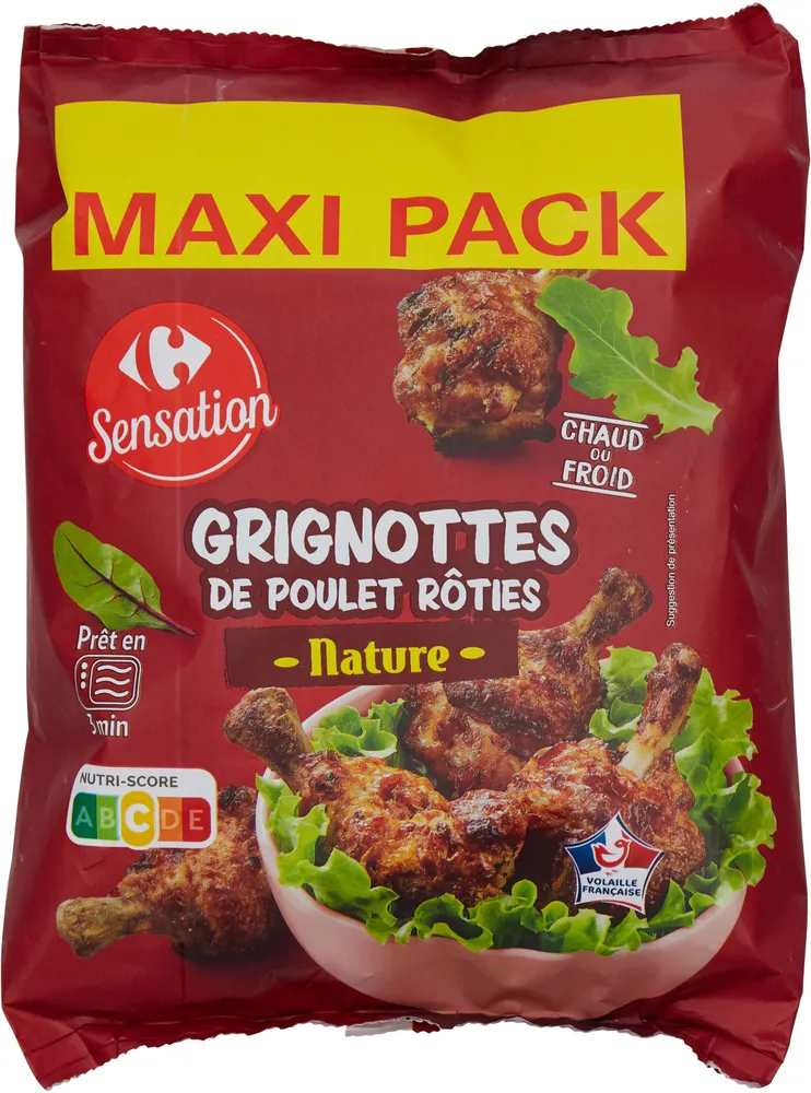 Grignottes de poulet rôties -Nature
