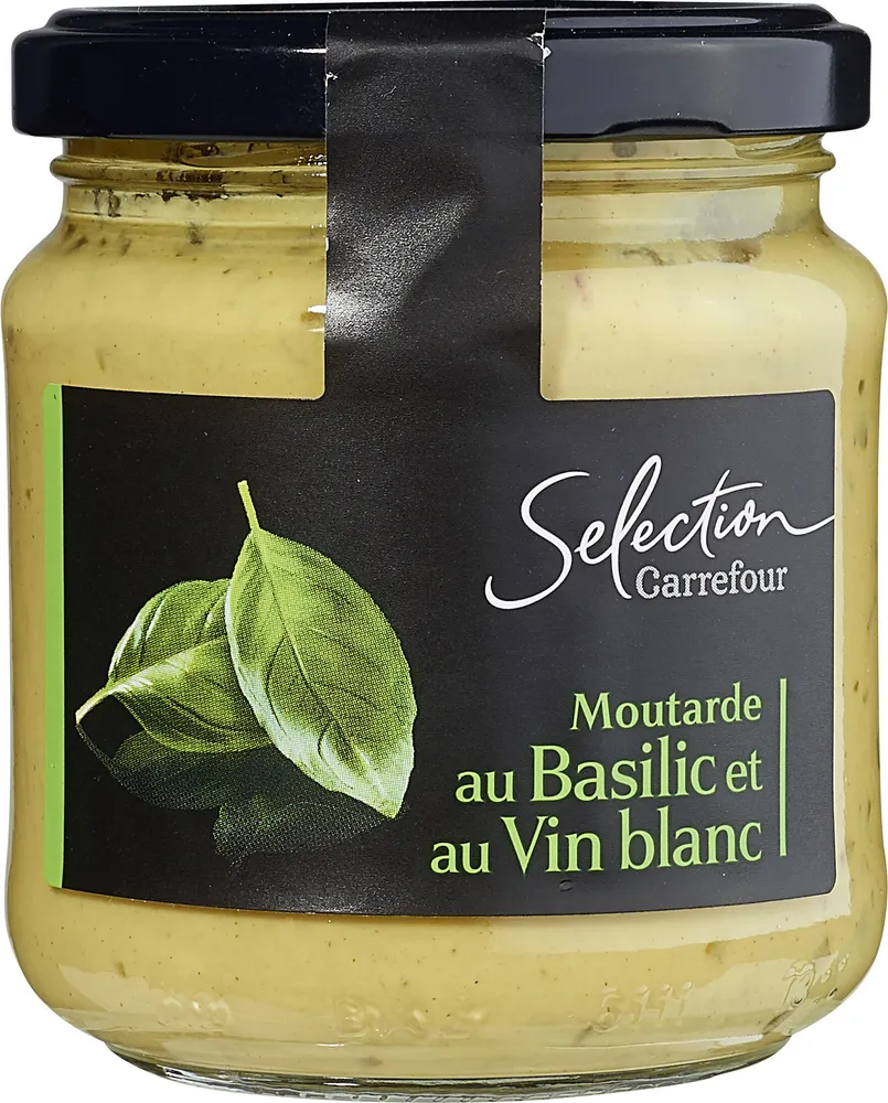 Moutarde au basilic