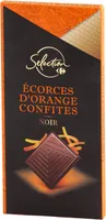 Piel de naranja confitadas negro