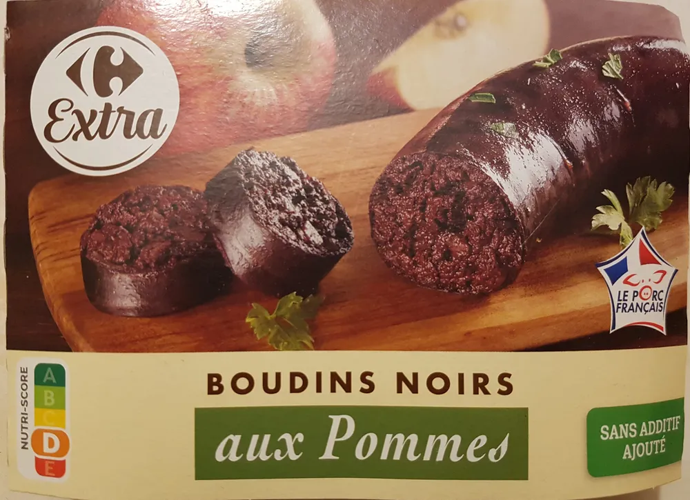 Boudins noirs aux Pommes