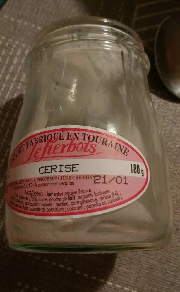 Yaourt fabriqué en Touraine