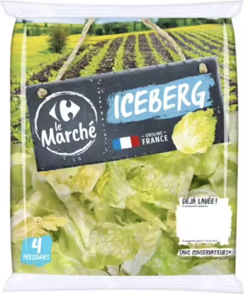 Salade prête à consommer Iceberg