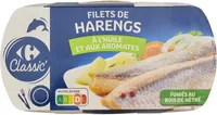 Filets de harengs fumés doux