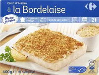Colin d'Alaska à la Bordelaise, Surgelé