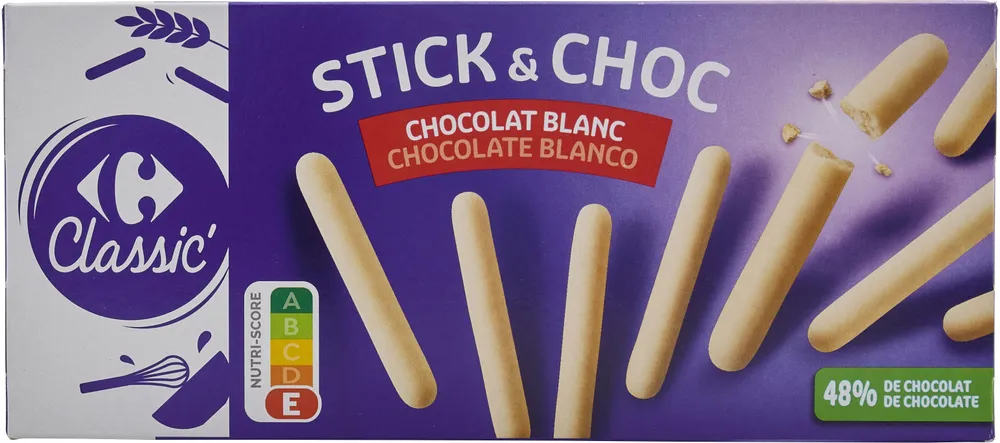 Stick & Choc Chocolat blanc