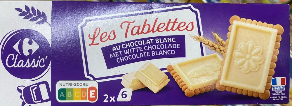 Les Tablettes AU CHOCOLAT BLANC