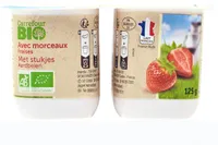 Avec morceaux Fraises