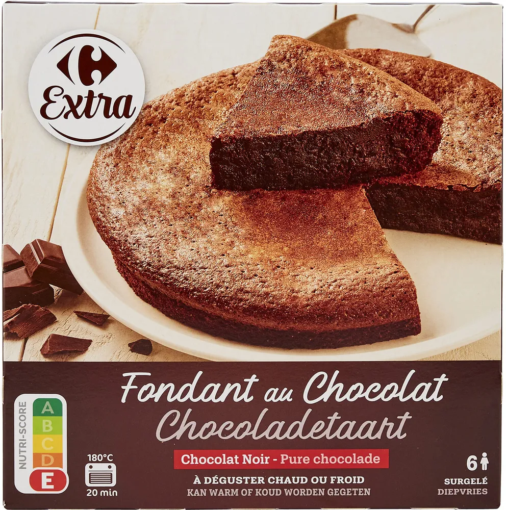 Fondant au chocolat chocolat noir