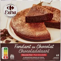 Fondant au chocolat chocolat noir
