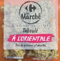 Taboulé A L'ORIENTALE Duo de poivrons et menthe