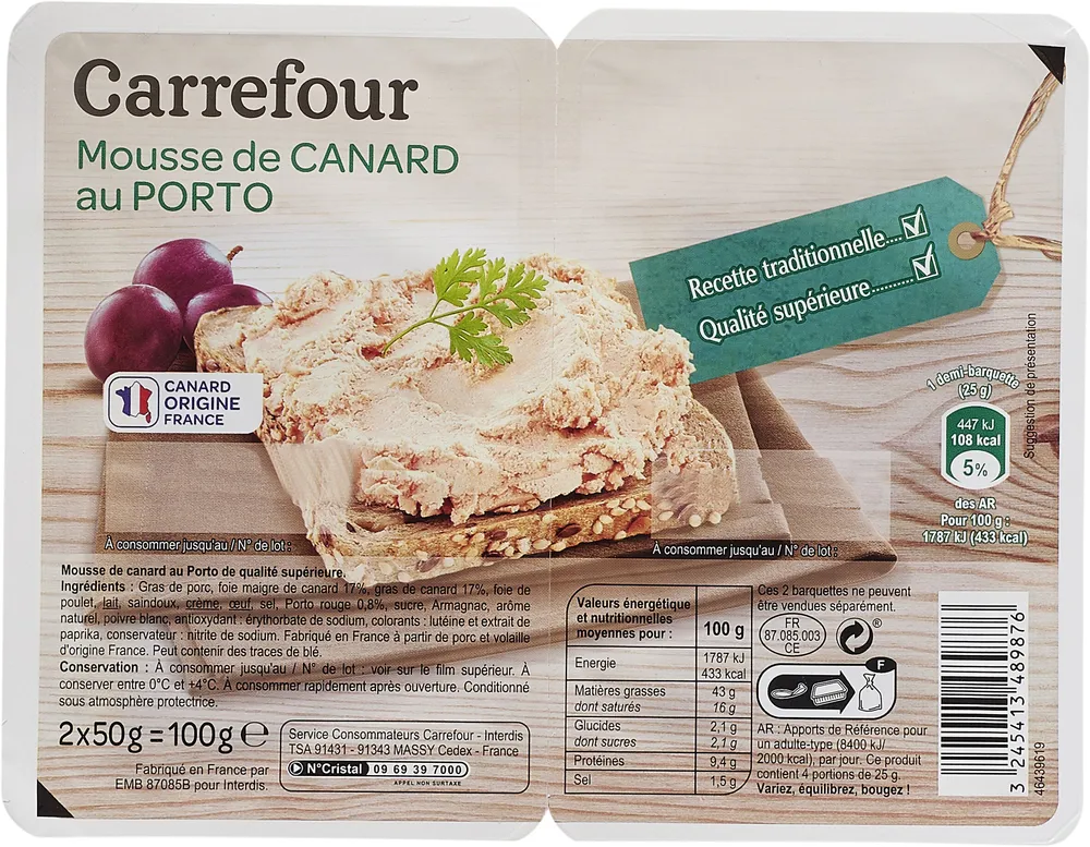 Mousse de Canard Au Porto