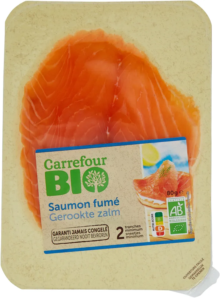 Saumon fumé Décongelé