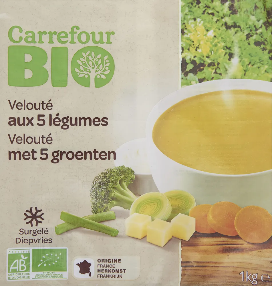 Velouté aux 5 légumes