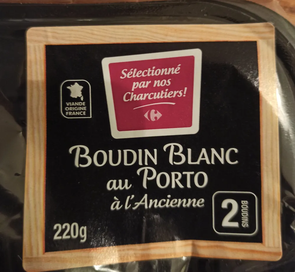 Boudin blanc à l'Ancienne AU PORTO