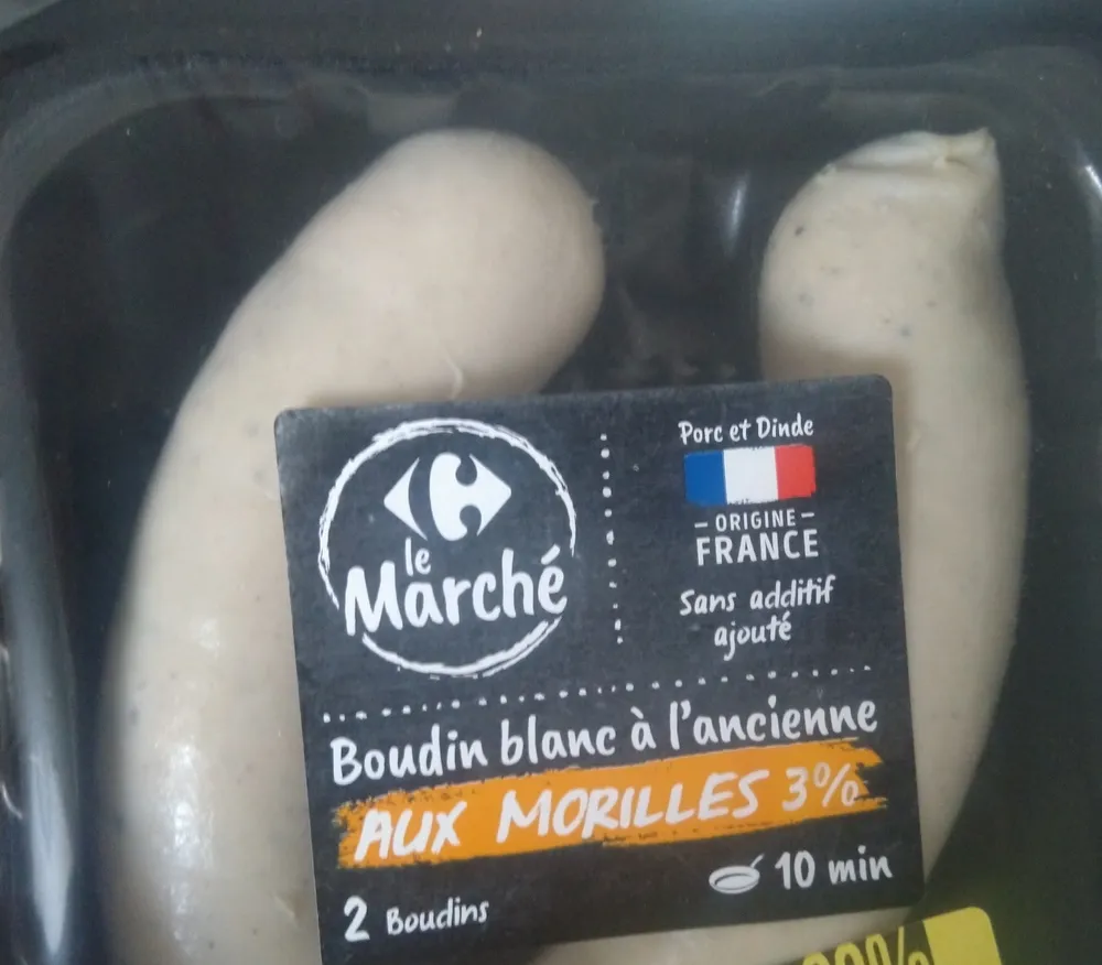 Boudin blanc à l'ancienne AUX MORILLES