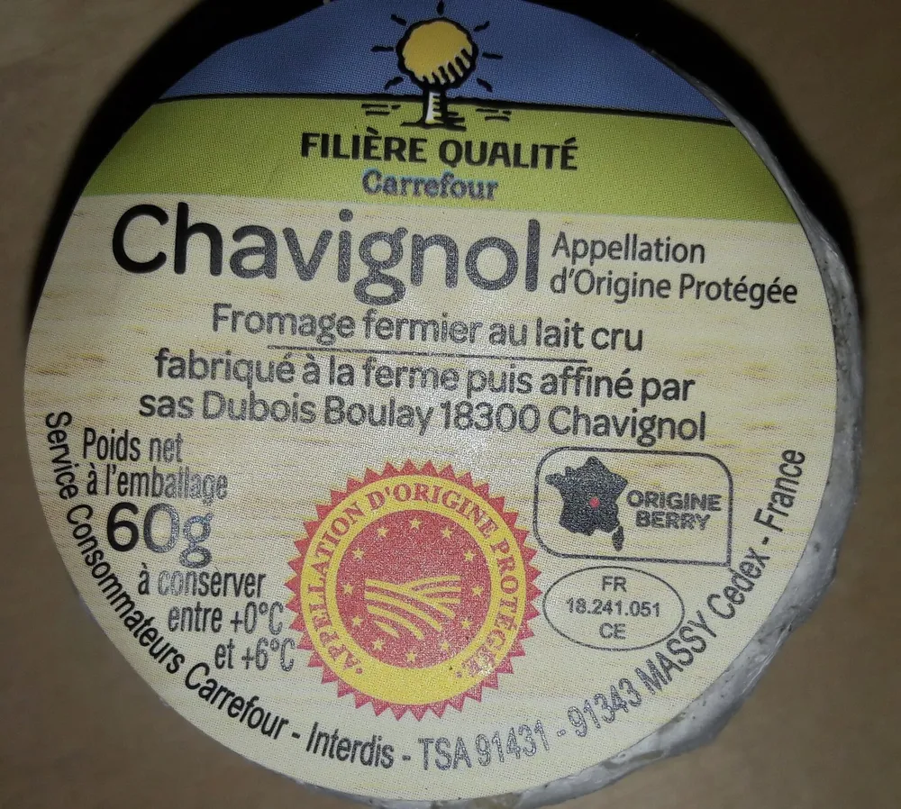 Chavignol Fermier, Au Lait Cru