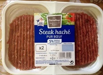 Steak haché pur boeuf 5% MG