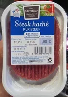 Steak haché pur boeuf (5% MG)