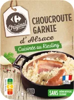 Choucroute garnie d'Alsace cuisinée au Riesling