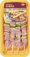 Brochettes de dinde