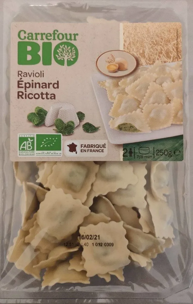 Ravioli Epinard Ricotta