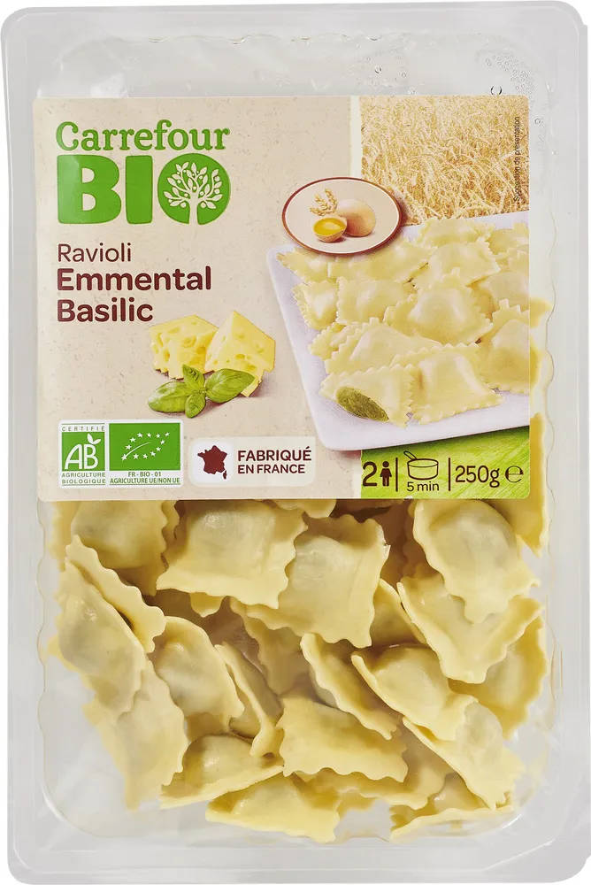 Ravioli Emmental Basilic