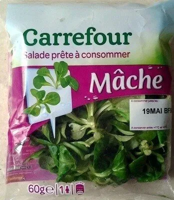 Salade prête à consommer, Mâche