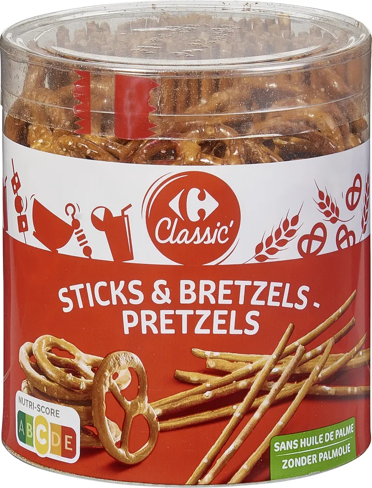 Sticks et bretzels