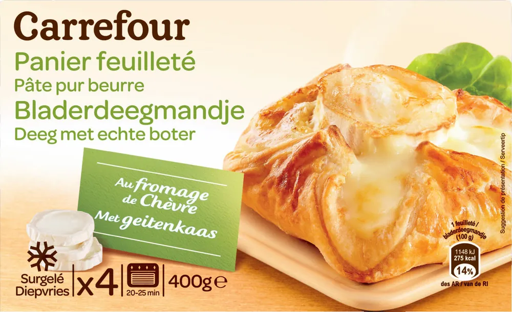 Paniers feuilletés Fromage de Chèvre