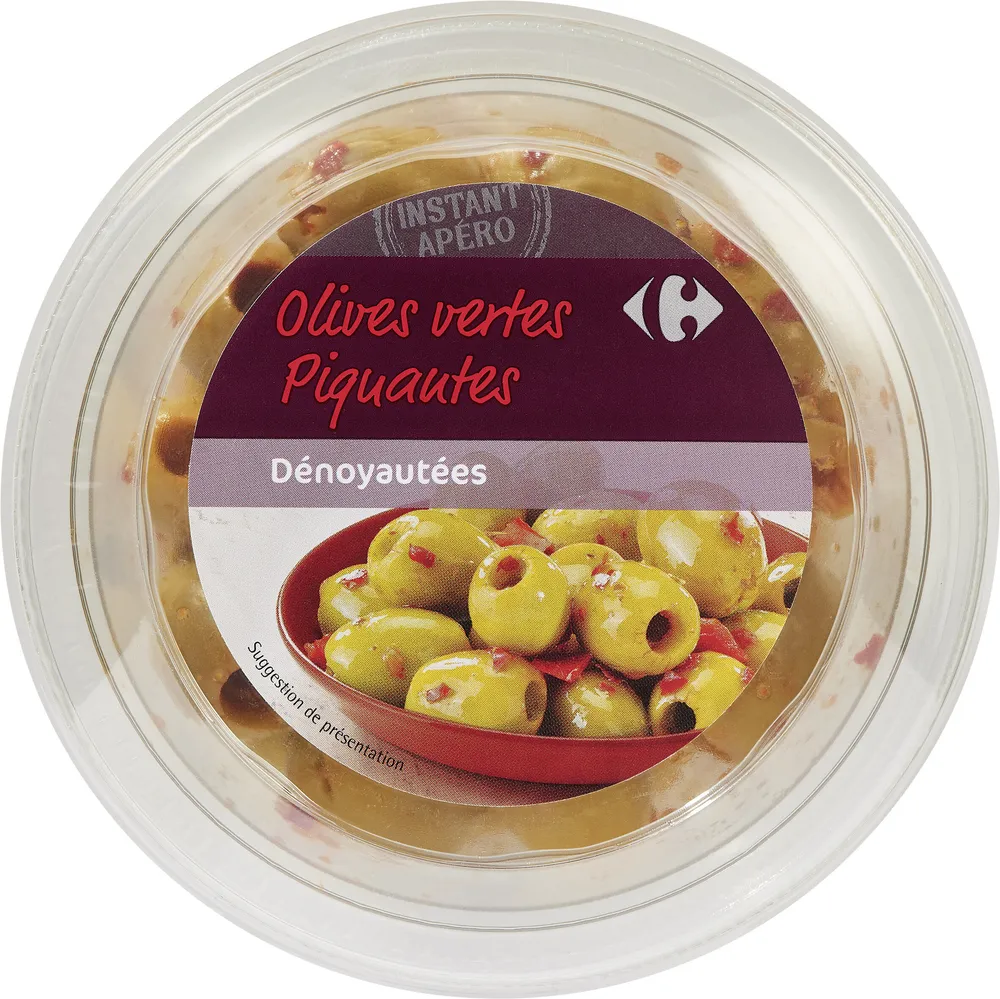 Olives piquantes À l'orientale aux piments et poivrons