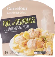 Porc à la Dijonnaise et ses pommes de terre