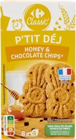 P'tit Déj Honey & chocolate chips*