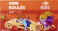 Mini roulés Fourrage à la fraise