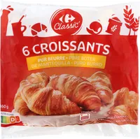 Croissants con mantequilla